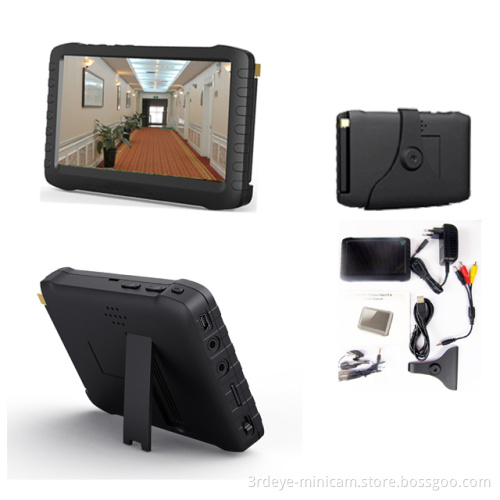5.8GHz 5.0 Inch Battery Powered Wireless 8chs Mini Portable Fpv DVR LCD Monitor